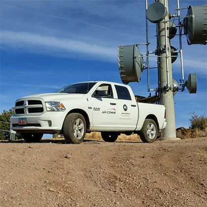 Air Comm Truck on Antenna Hill